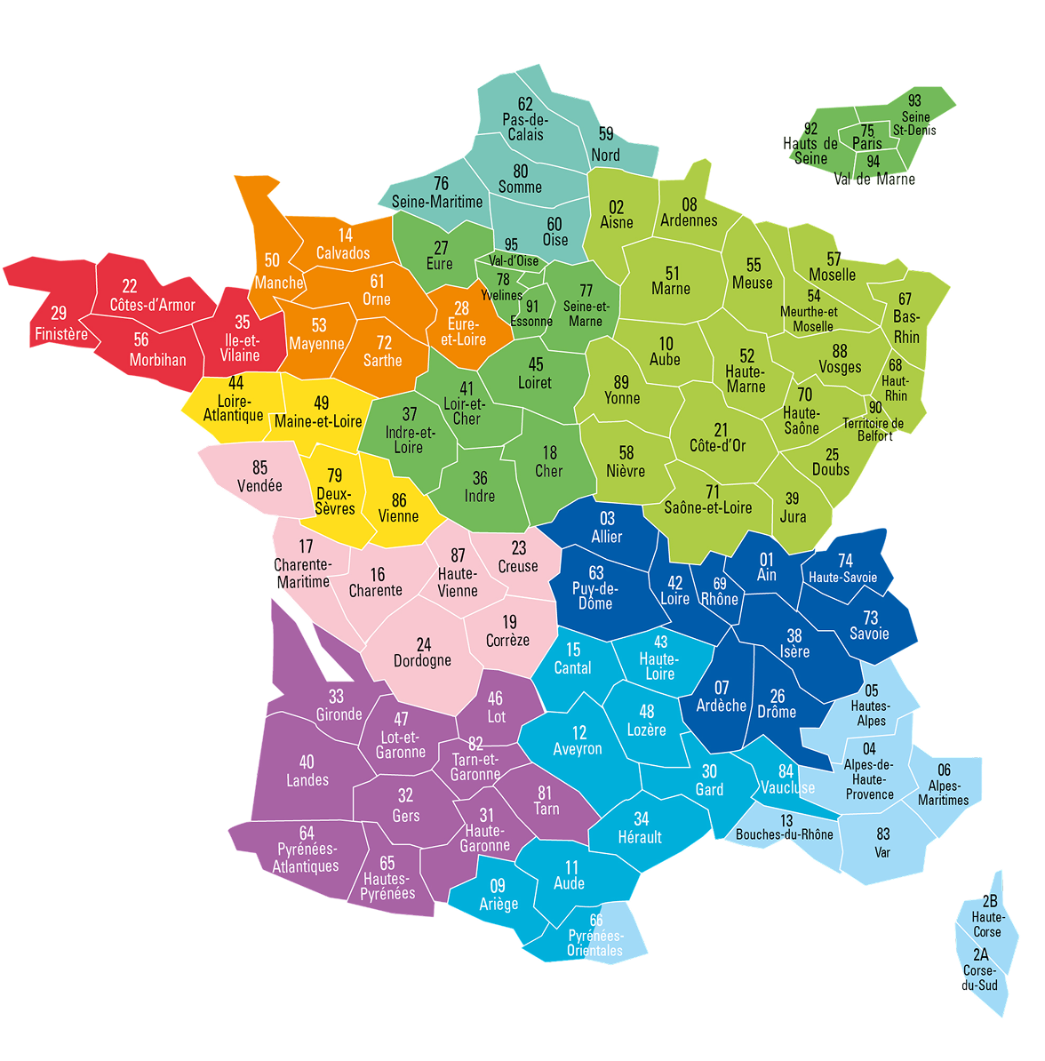 carte france